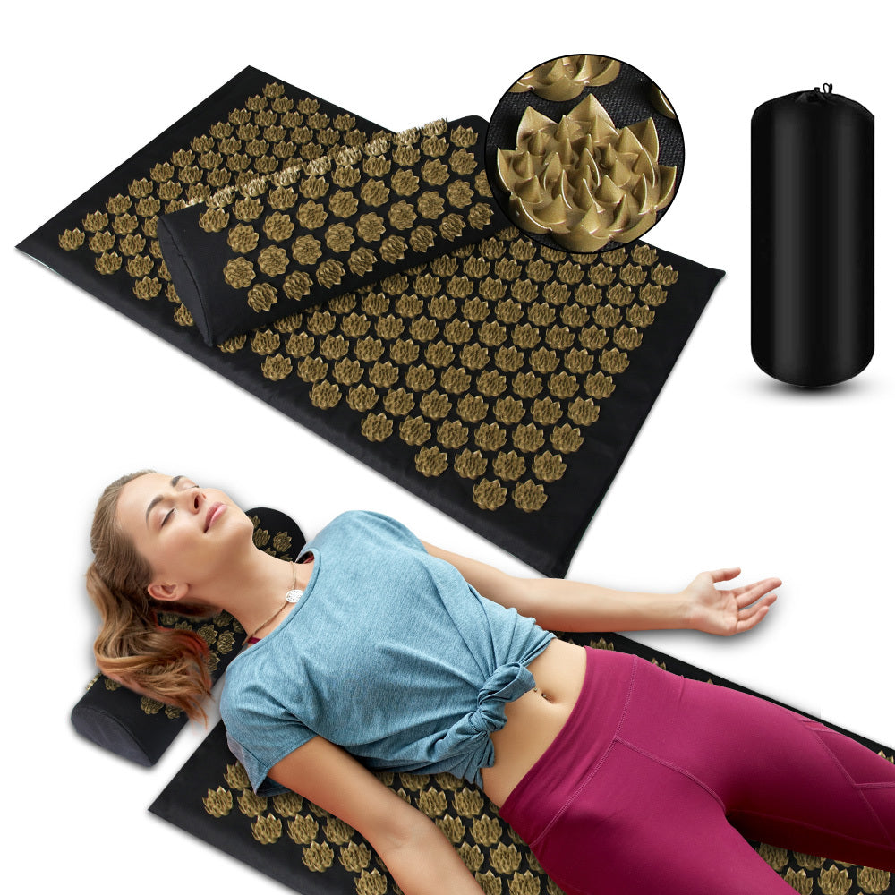 Acupressure Mat & Pillow Set – Stress Relief, Muscle Relaxation & Better Sleep